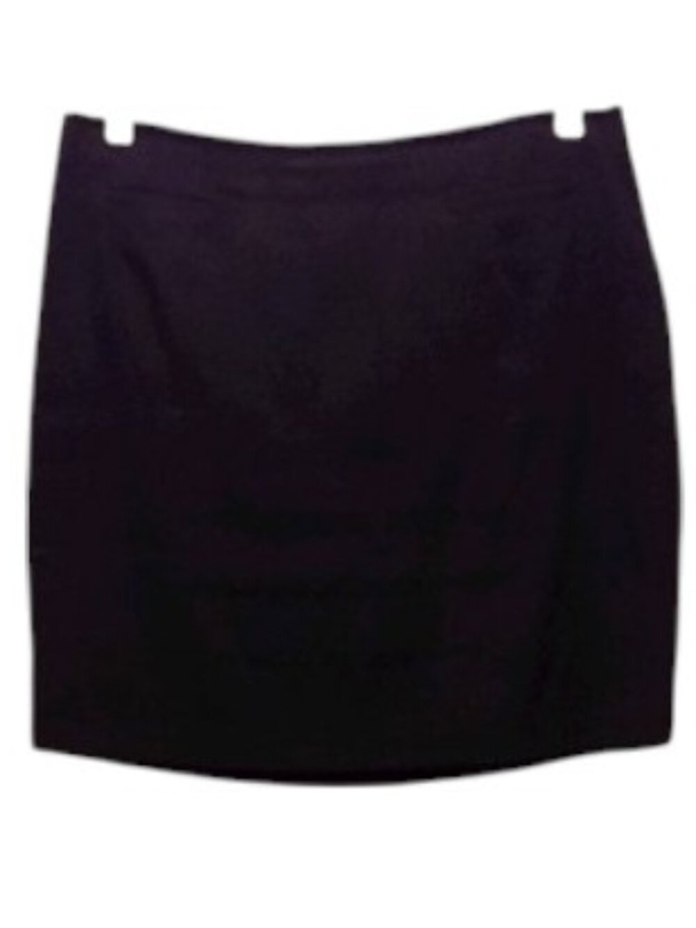 Venezia Jeans Black Microsuede Fabric Mini Skirt Size 18
